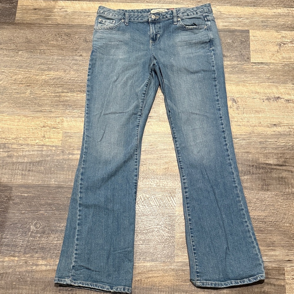 Aeropostale Flare Skinny Blue Jeans